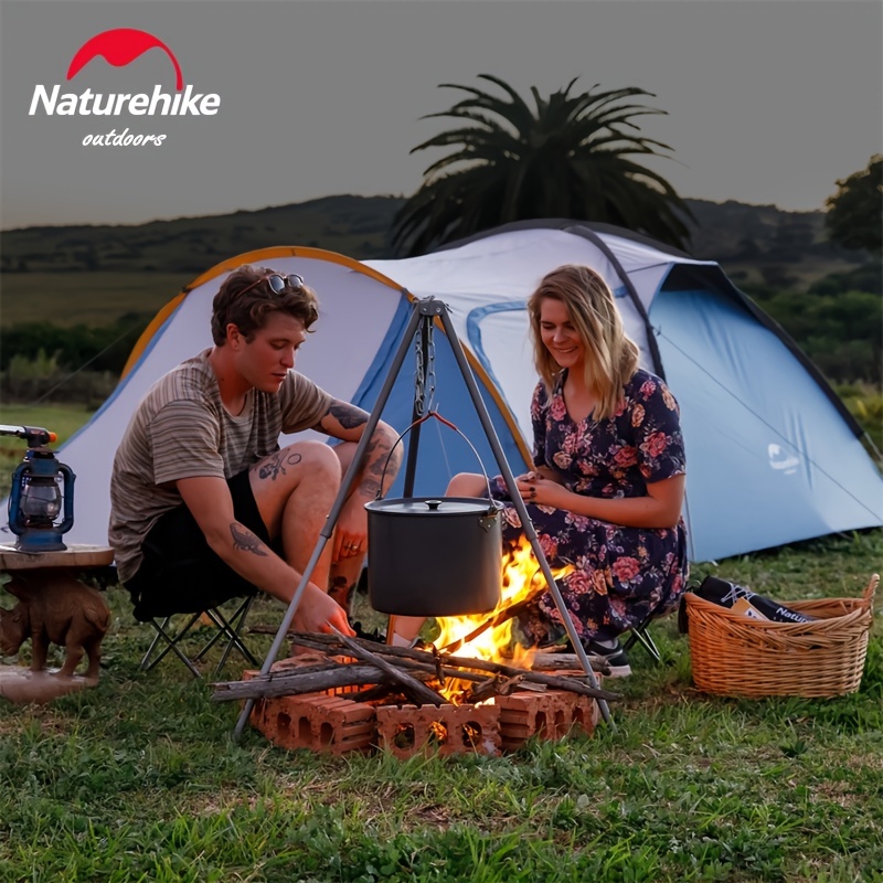 Naturehike Aluminum Camping Pot With Handle Lightweight - Temu