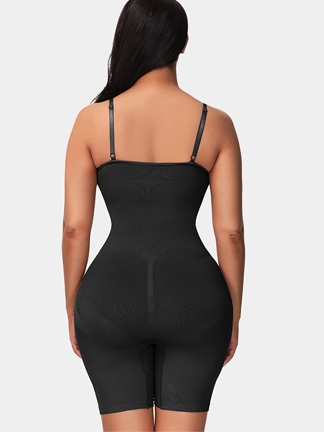 Plus Sólido Bodysuit Shapewear