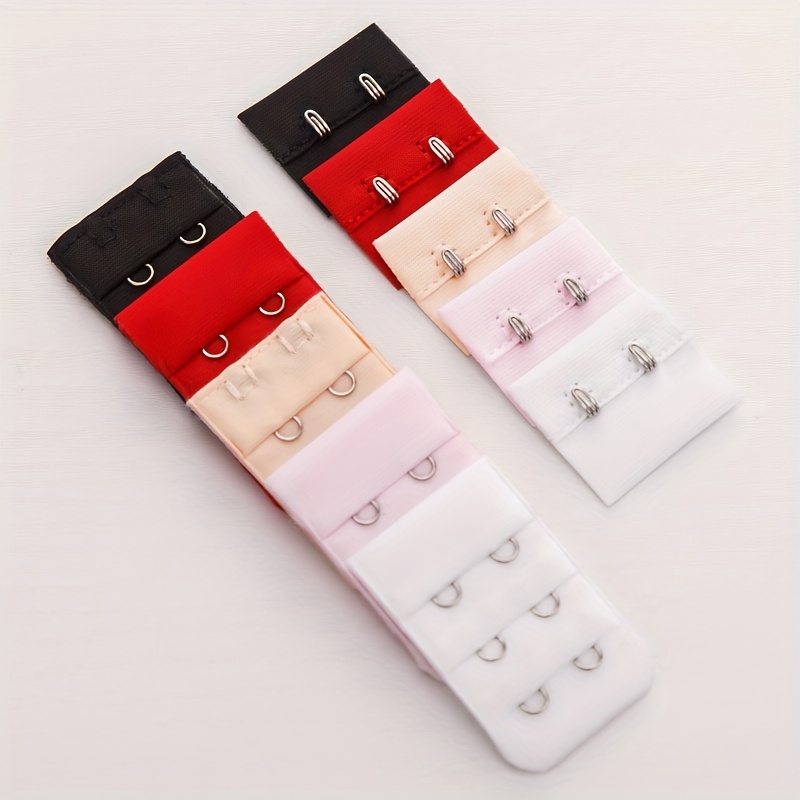 2pcs Bra Strap Extenders 2 Hooks Comfortable Adjustable Band Women's Lingerie