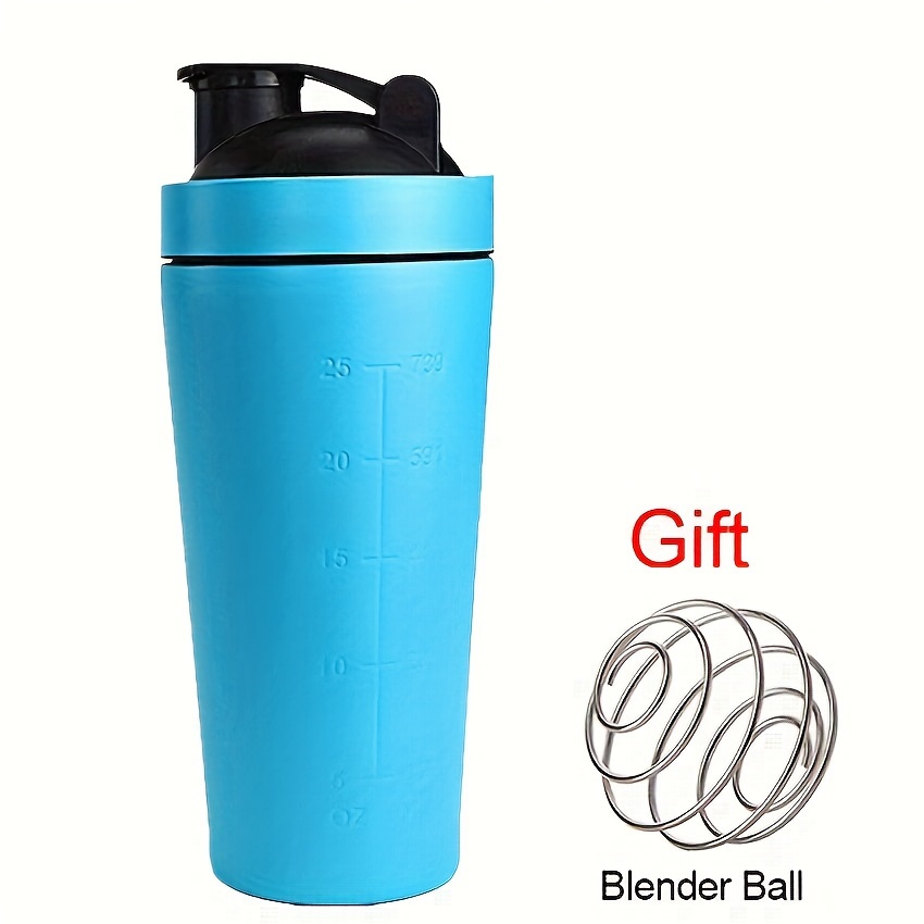 Stainless Steel Protein Shaker Cup Portable Fitness Sports Shaker Bottle  Nutrition Mixer Cup Water Bottle Water Cup Portable Sports Cup - Temu