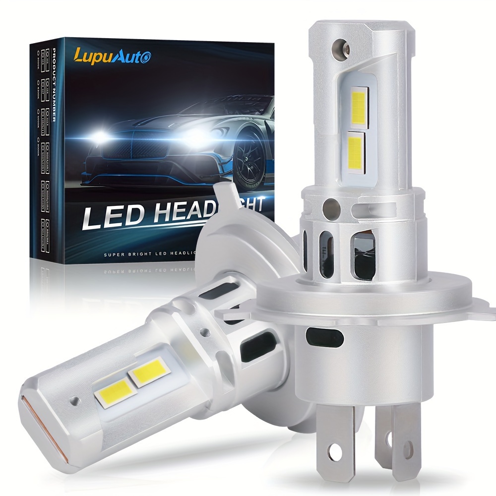 2024 Upgraded H7 Bulb, 26000LM 800% Super Bright H7, 1:1 Size No Adapter  Required H7 Bulb, Plug and Play with Fan, 6500K Cool White IP68, Pack of 2