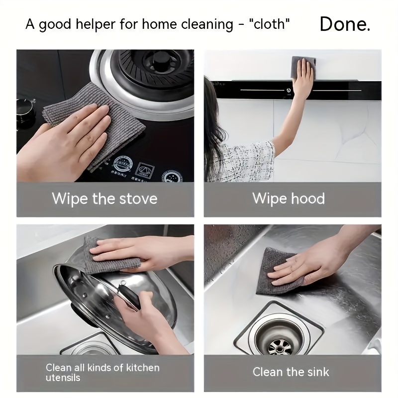 New Wear-resistant Kitchen Wipes, Thickened Disposable Pots And