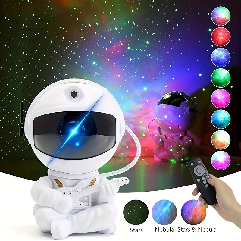 Astronauta Proyector de Estrellas, 360° Adjustable Luces