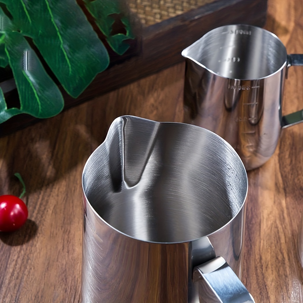 Stainless Steel Coffee Pull Flower Cup Including Scale With - Temu
