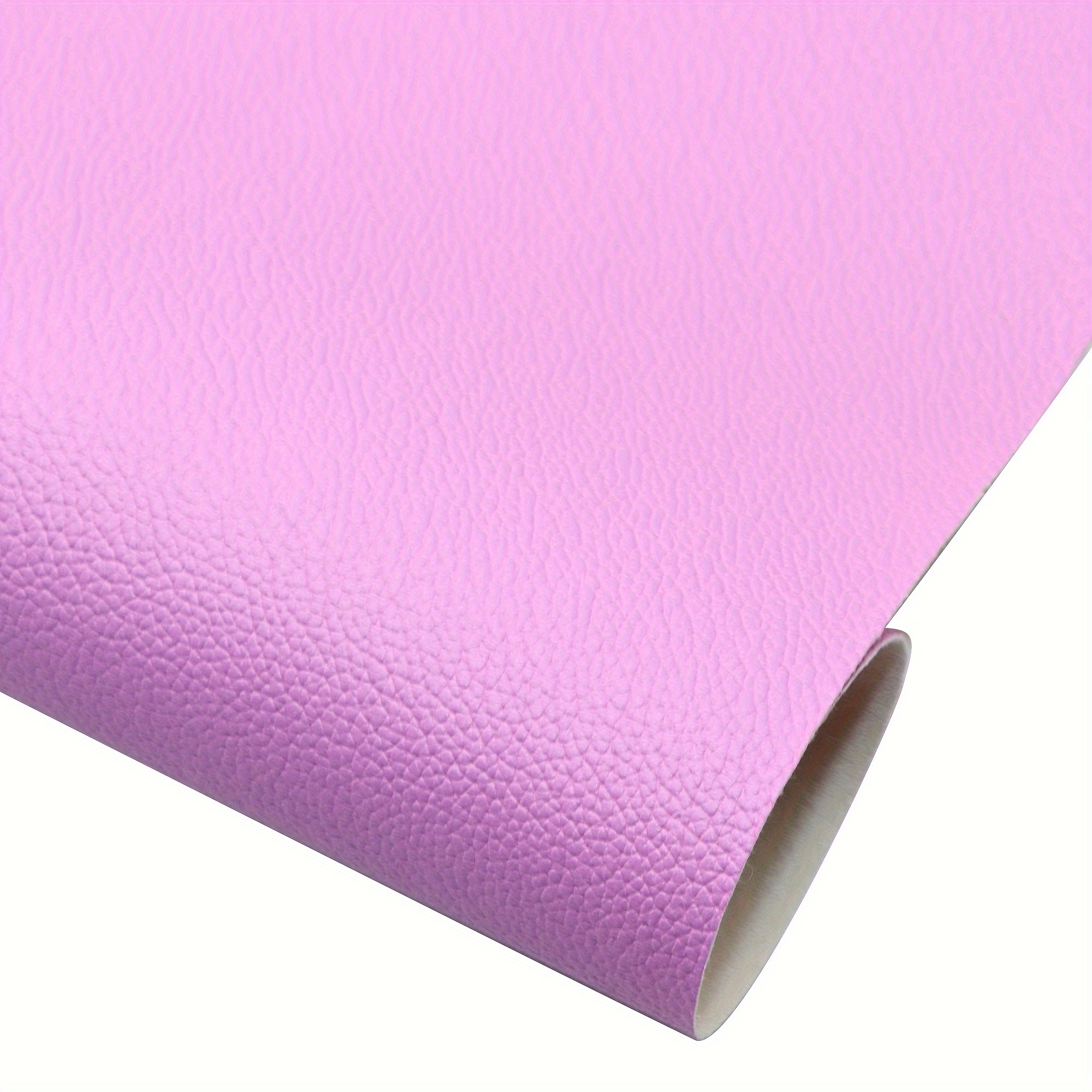 Solid Color Faux Leather Sheets Litchi Textured Synthetic - Temu