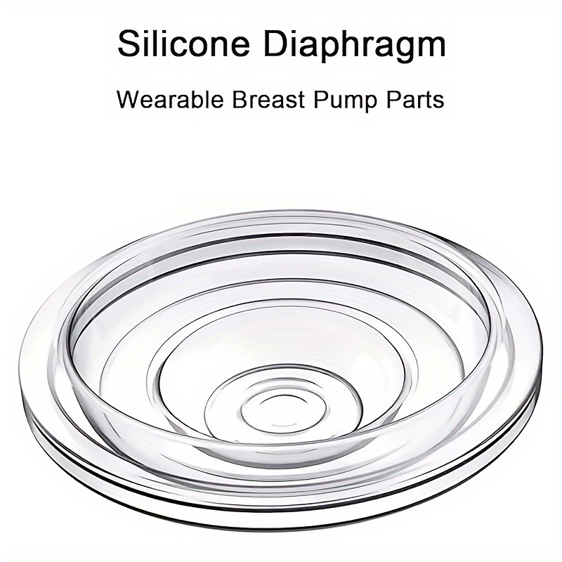 Wearable Breast Pump Replace Parts 2Pcs Duckbill Valves & 2Pcs Silicone  Diaphragm : : Baby