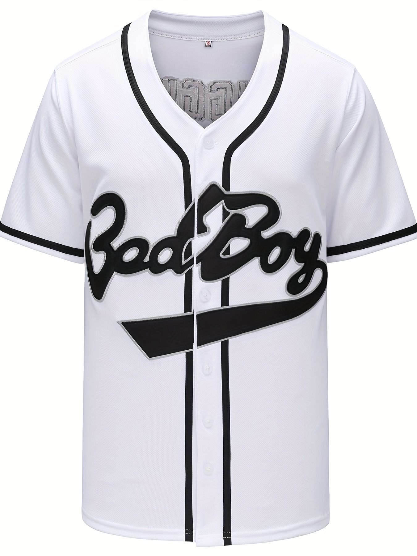 Bad Boy Baseball Jersey, 90s Hip Hop Fashion Clothing for Men,Temu