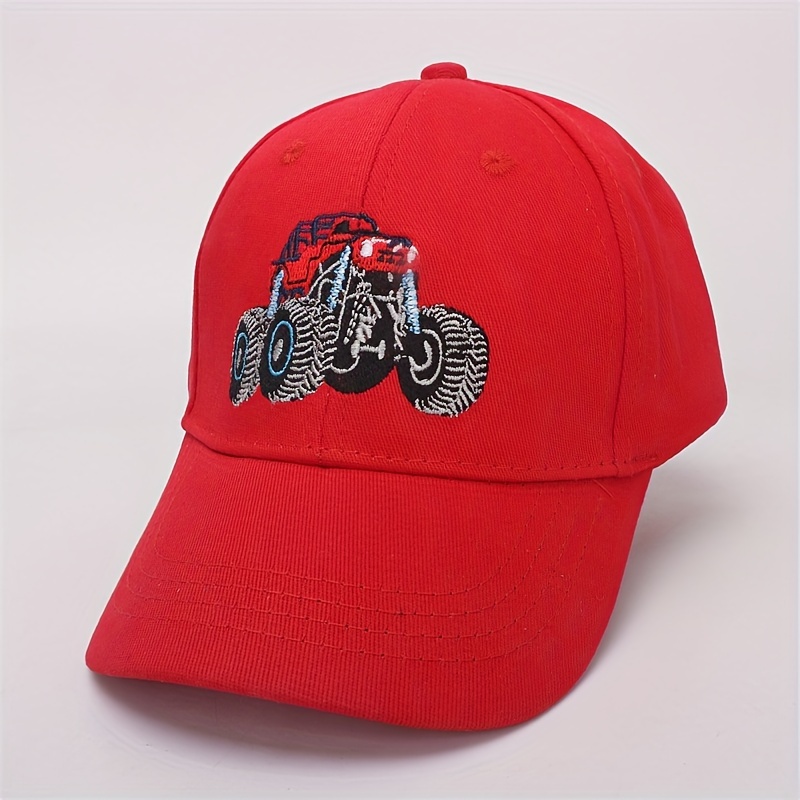 1 Casquette De Baseball Imprimée D'une Voiture De Dessin Animé Pour Garçons  En Bas Âge, Mode en ligne