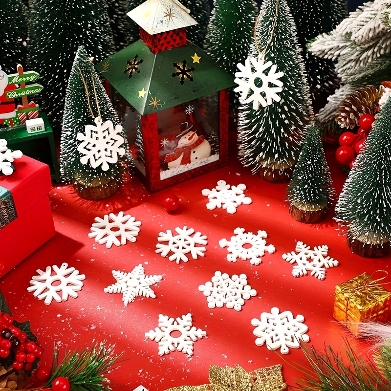 Lustige Schneeflocken-Verzierung,  Holz-Schneeflocken-Weihnachtsbaumdekorationen, Lustige  Weihnachtsverzierungen Für Zuhause, Auto-Rückspiegel-Aufhängung - Temu  Germany