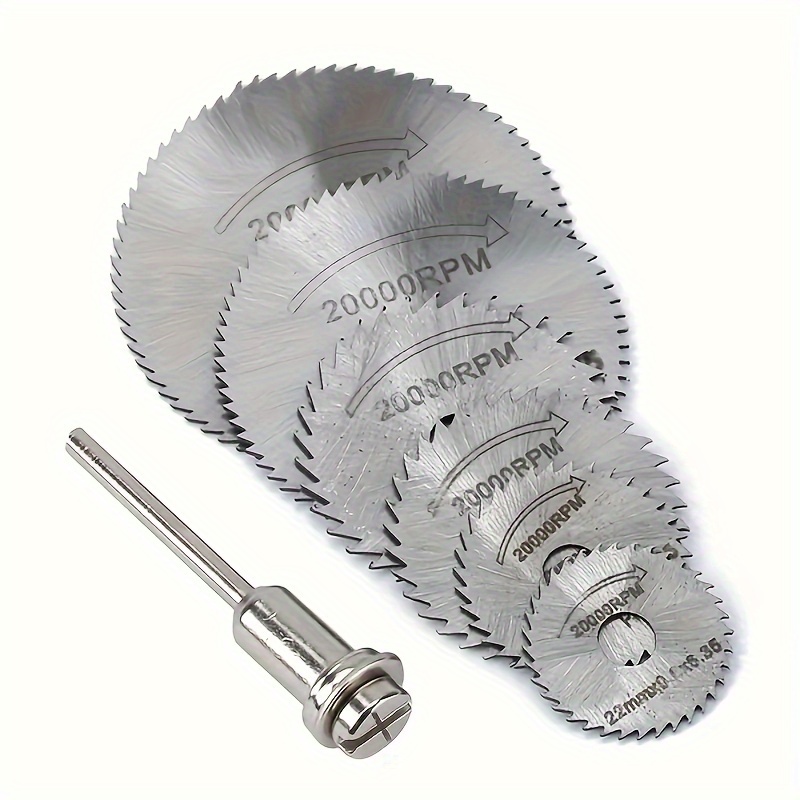 

7pcs High-speed Steel Cutting Blades: Small Saw Blades For Woodworking, Drilling & Rotary Electric Disc Tools