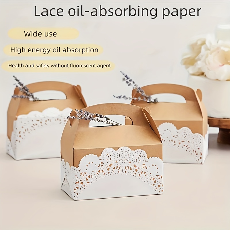 Lace Paper Doilies Doilies Placemats Grease Absorbent Paper - Temu