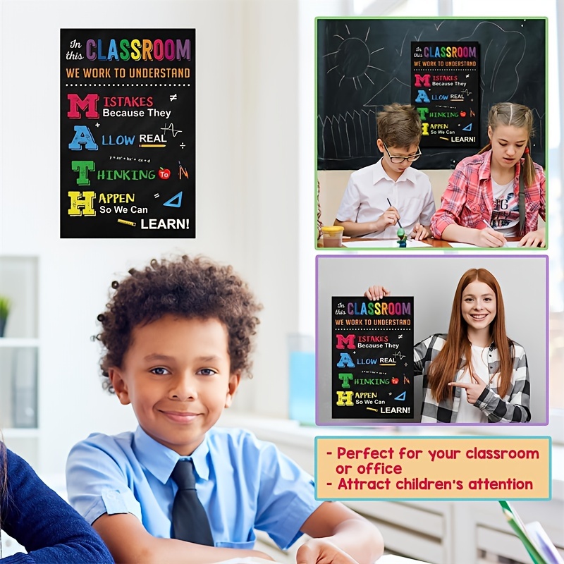In This Classroom you are Math Poster - Math Classroom Supplies