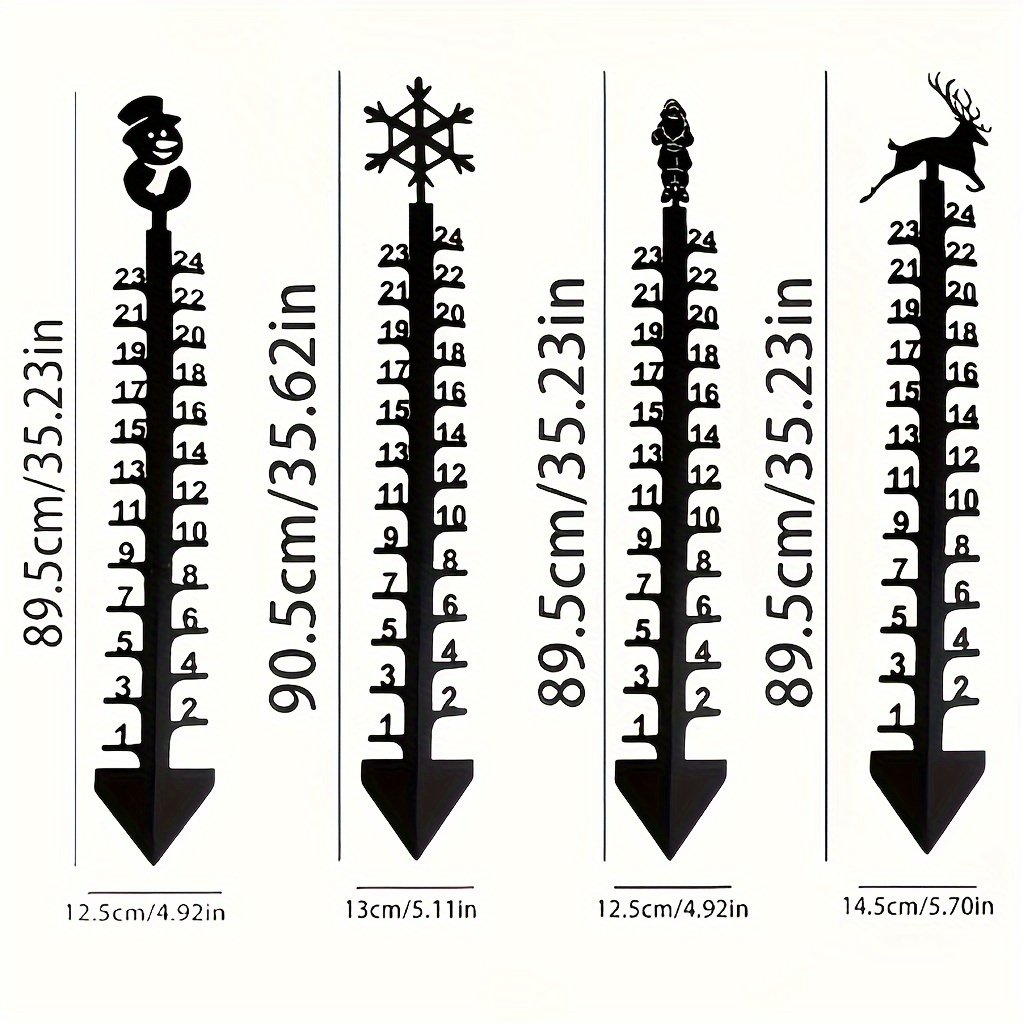 Snowflake Art Snow Gauge Christmas Snowflake Snowfall Gauge - Temu