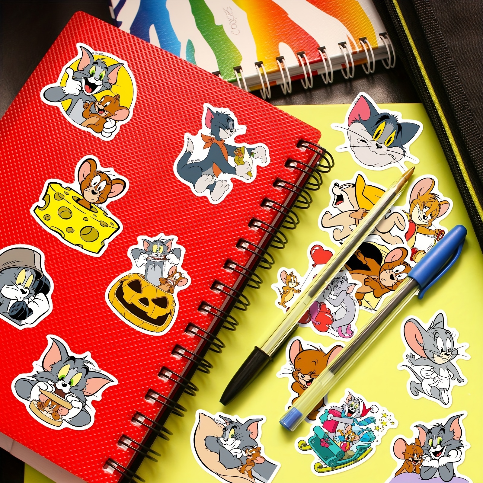 50pcs Lover Love Stickers For Notebooks Stationery Computer Guitar
