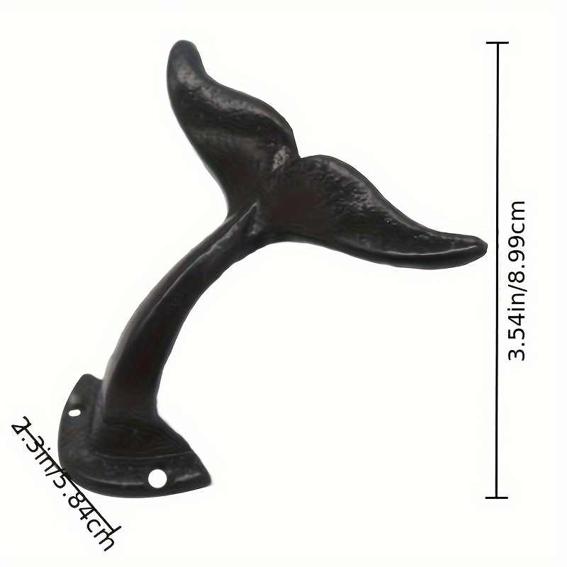 Nail in Wall Hook Decorative Wall Hook In Cast Iron Whale - Temu South  Africa