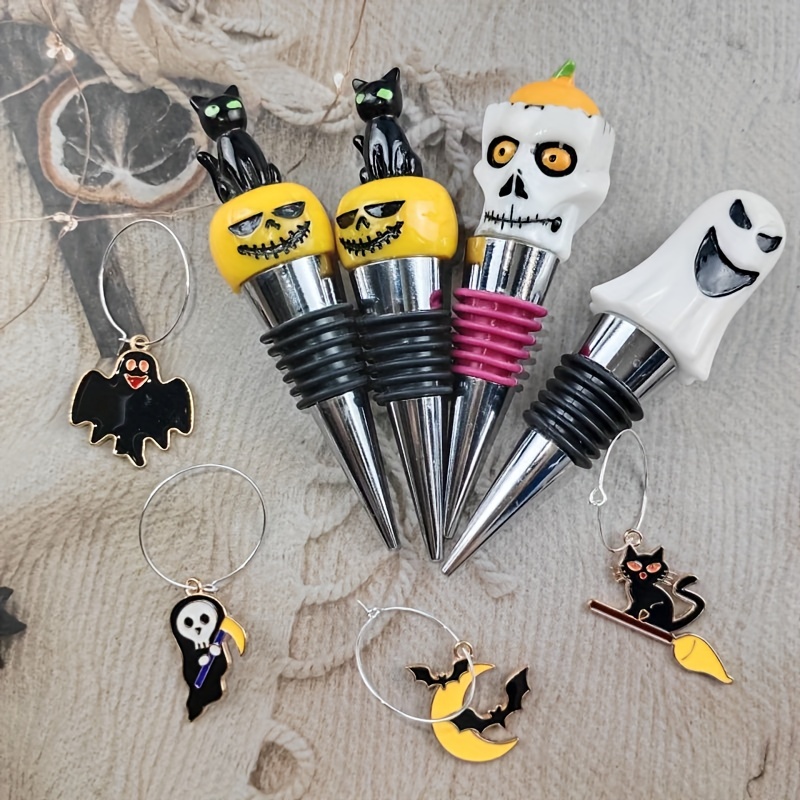 Halloween Wine Bottle Stoppers & Charms: An In-Depth Review For Spooky