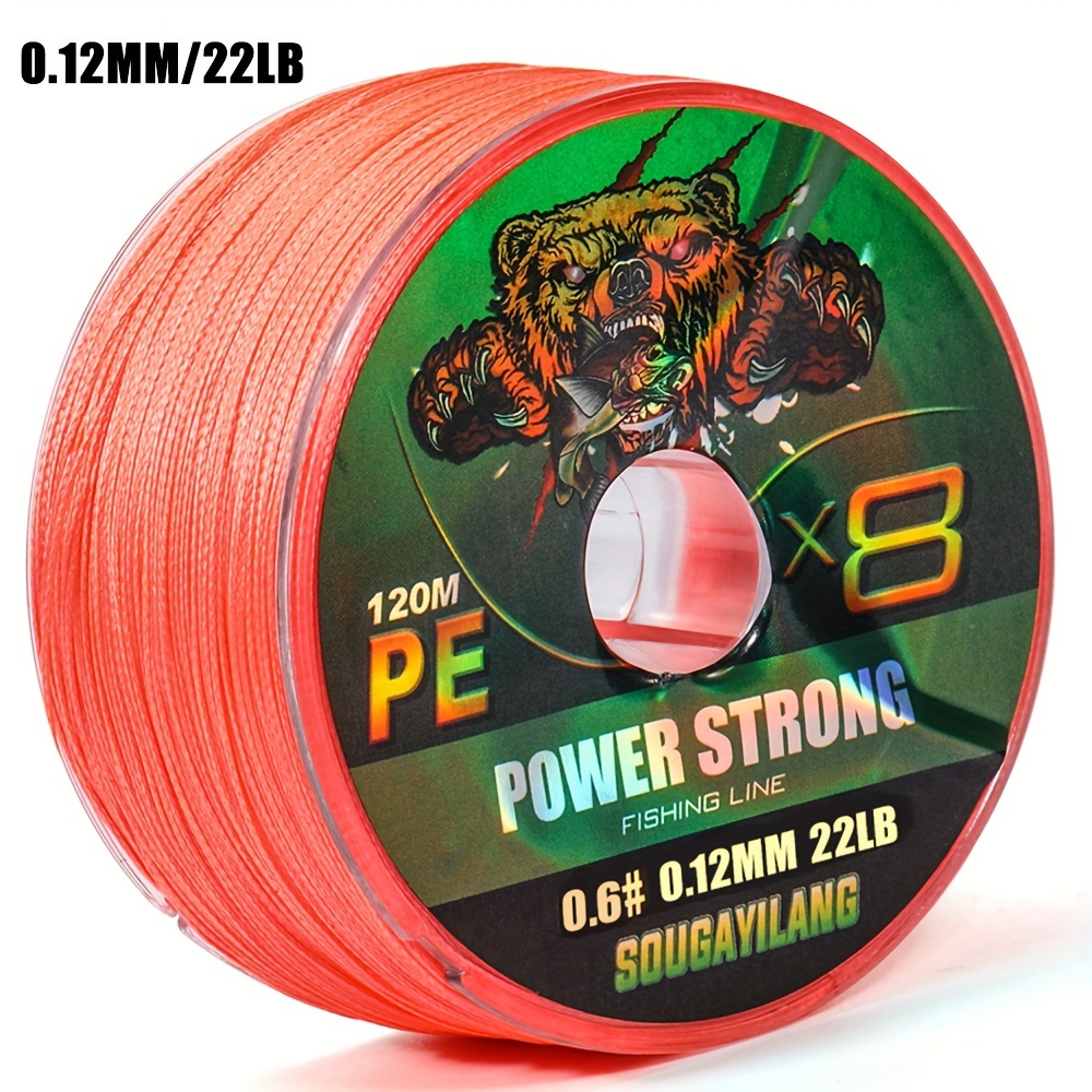 Fishing Wire 120M Super Strong Pull Wear Resistant Fishing Nylon