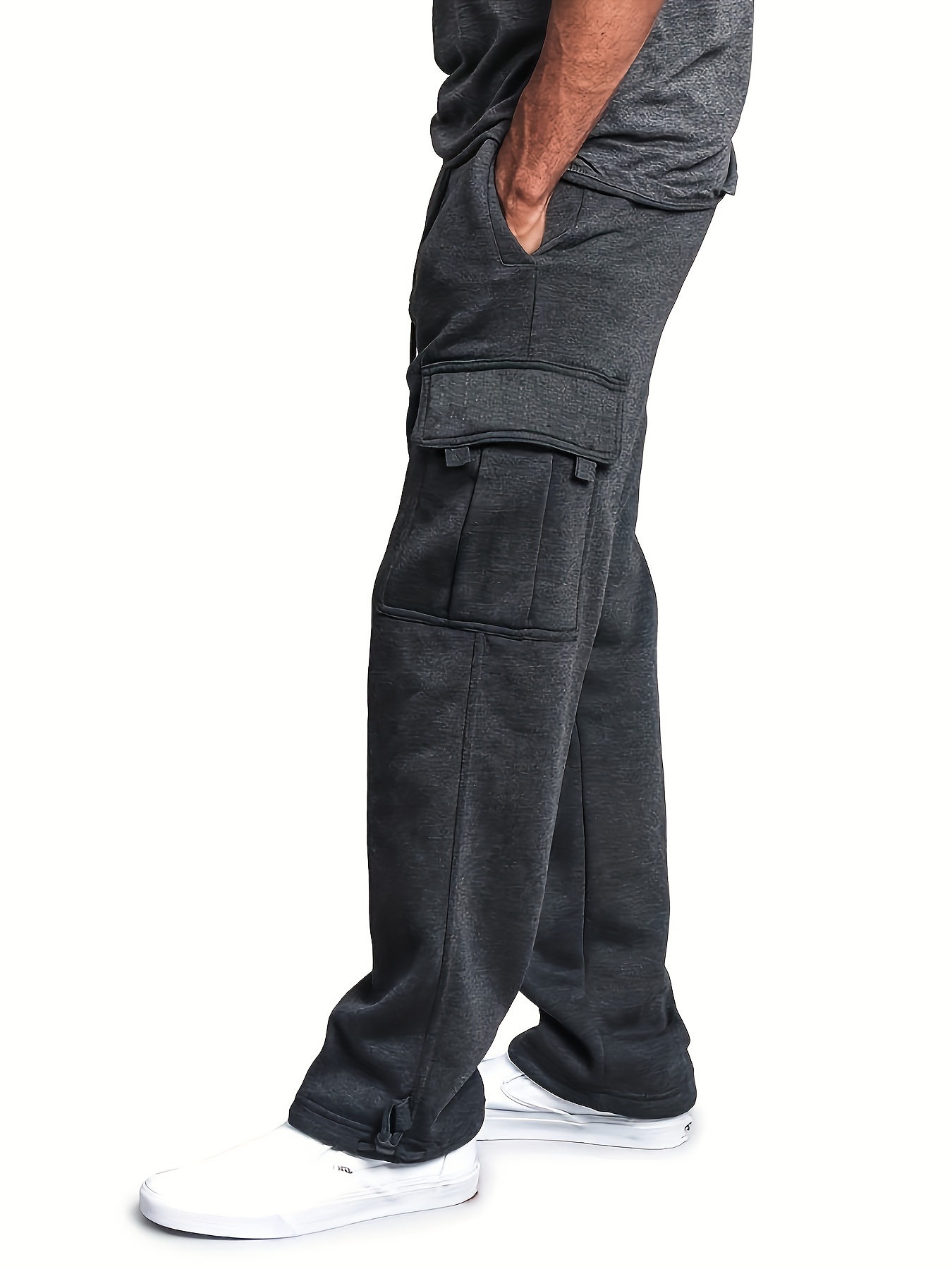 Pantalones Para Hombre De Trabajo Informales Pantalón Sólido De Moda Casual  Lujo