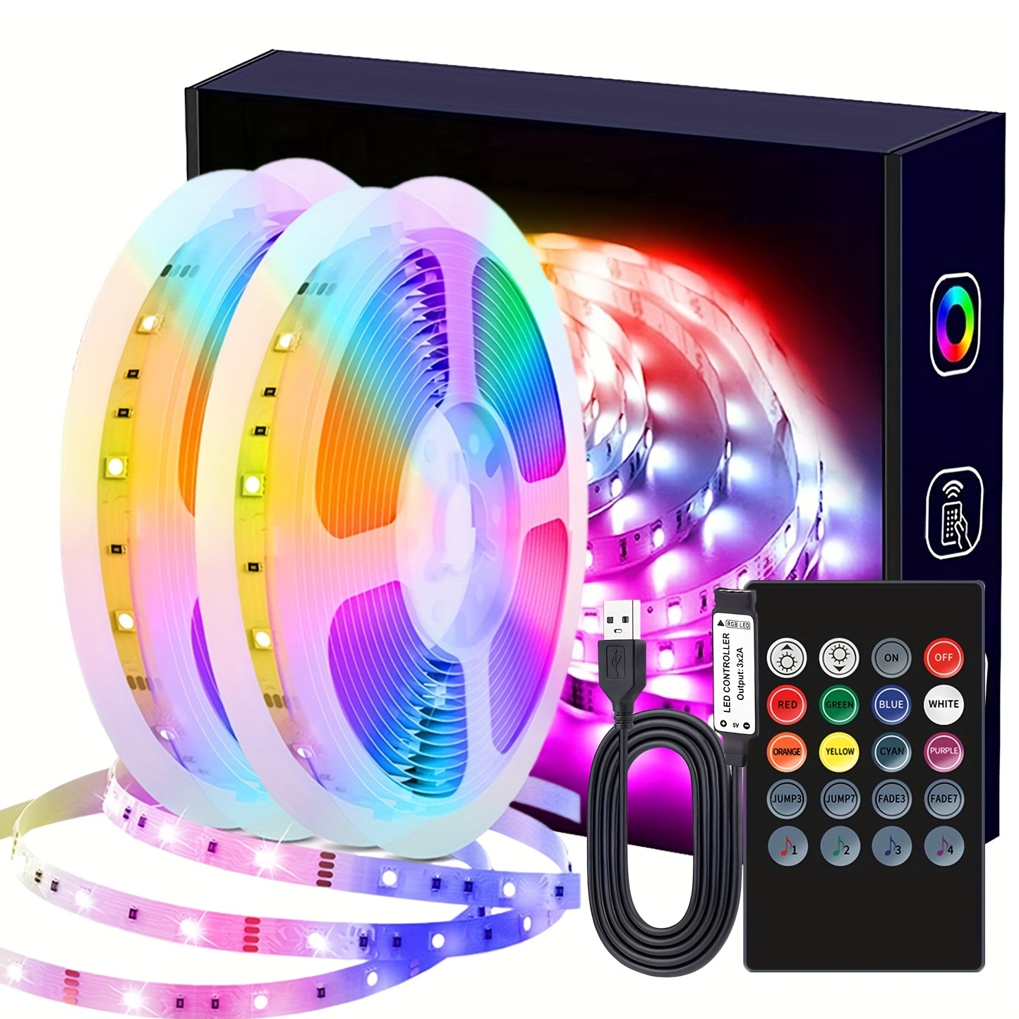 Fancy LED Strip Lights 3535 Bluetooth 5V RGB LED Lamp Lights For