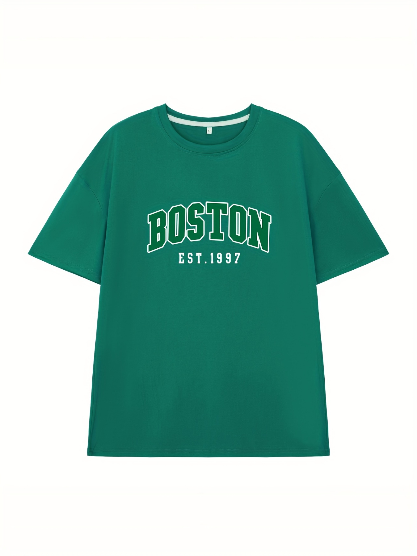 Camiseta Manga Corta Estampado Gráfico boston College - Temu Mexico