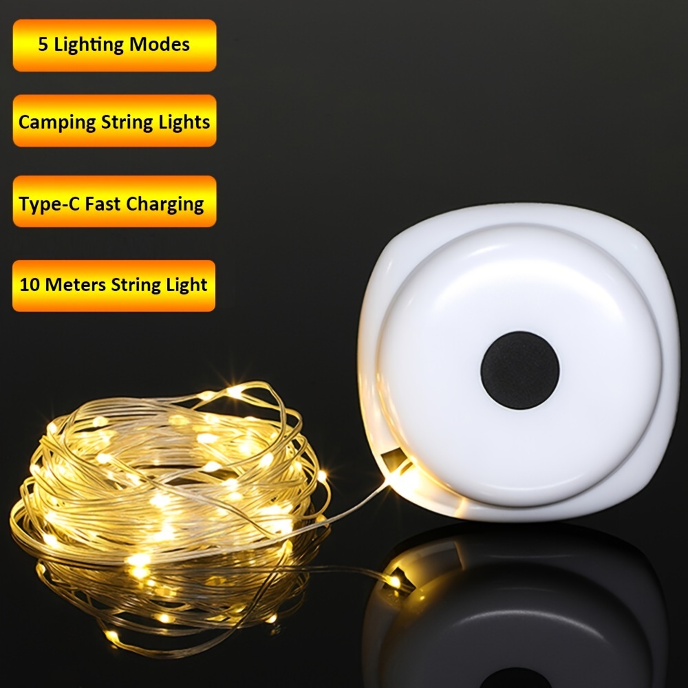 Camping String Lights 2 in 1 Rgb Led Camping Lights For Tent - Temu