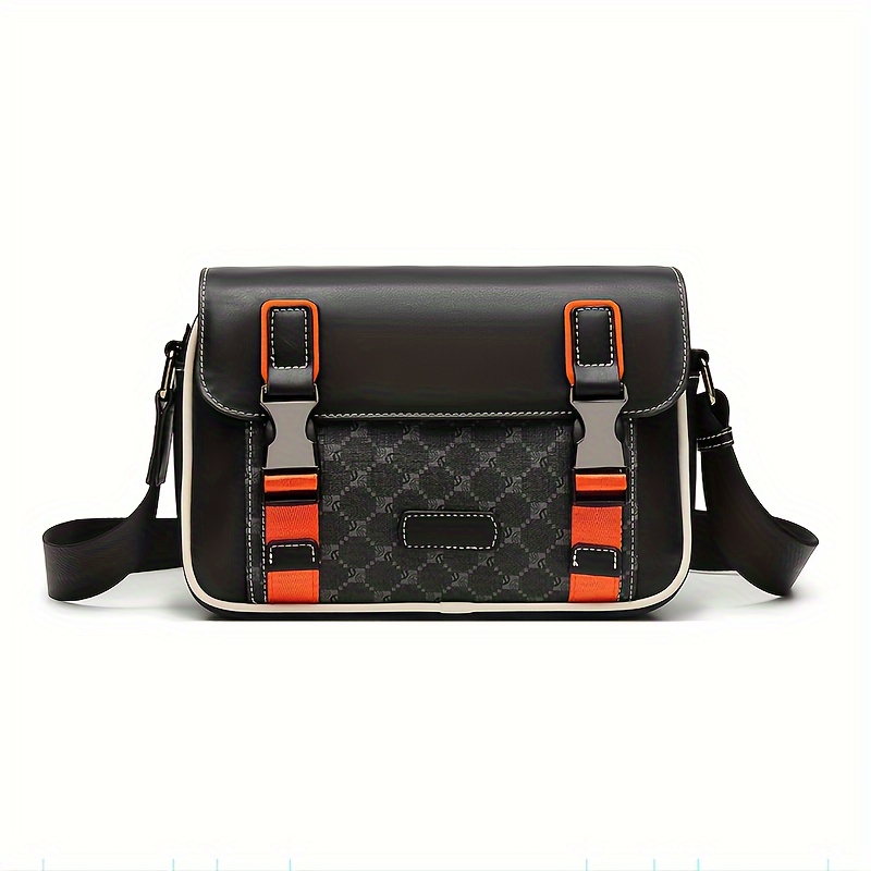 Casual Niche Design Square Shoulder Bag, Nylon Steampunk Style