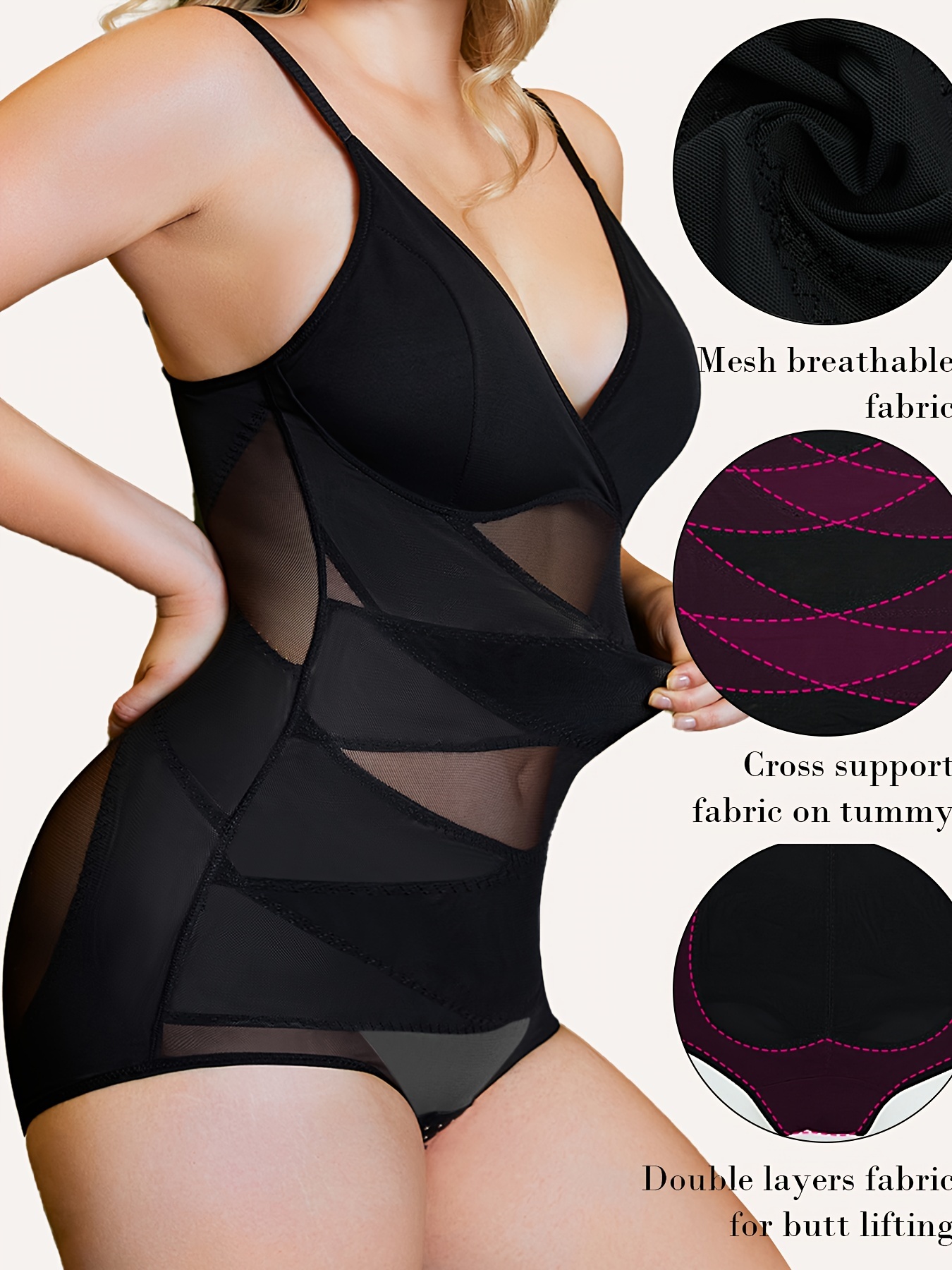 Sexy Mesh Breathable 4 Layers Pointelle Crotch Fast Absorb Plus