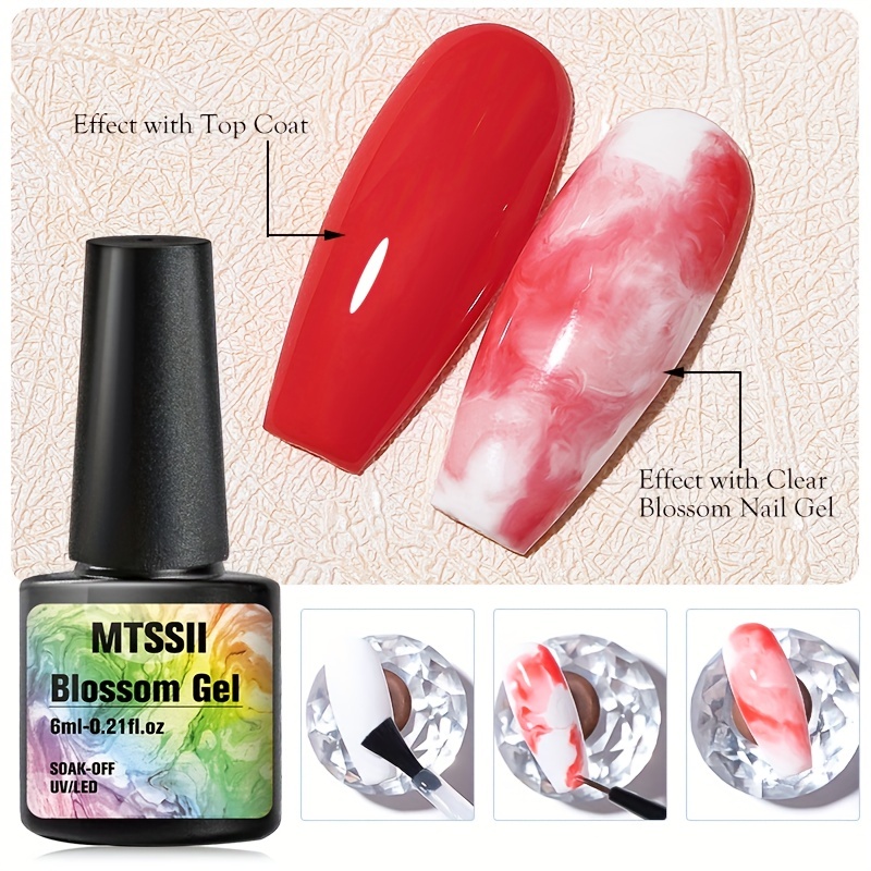 Blooming Gel Nail Polish For Spreading Effect - Temu