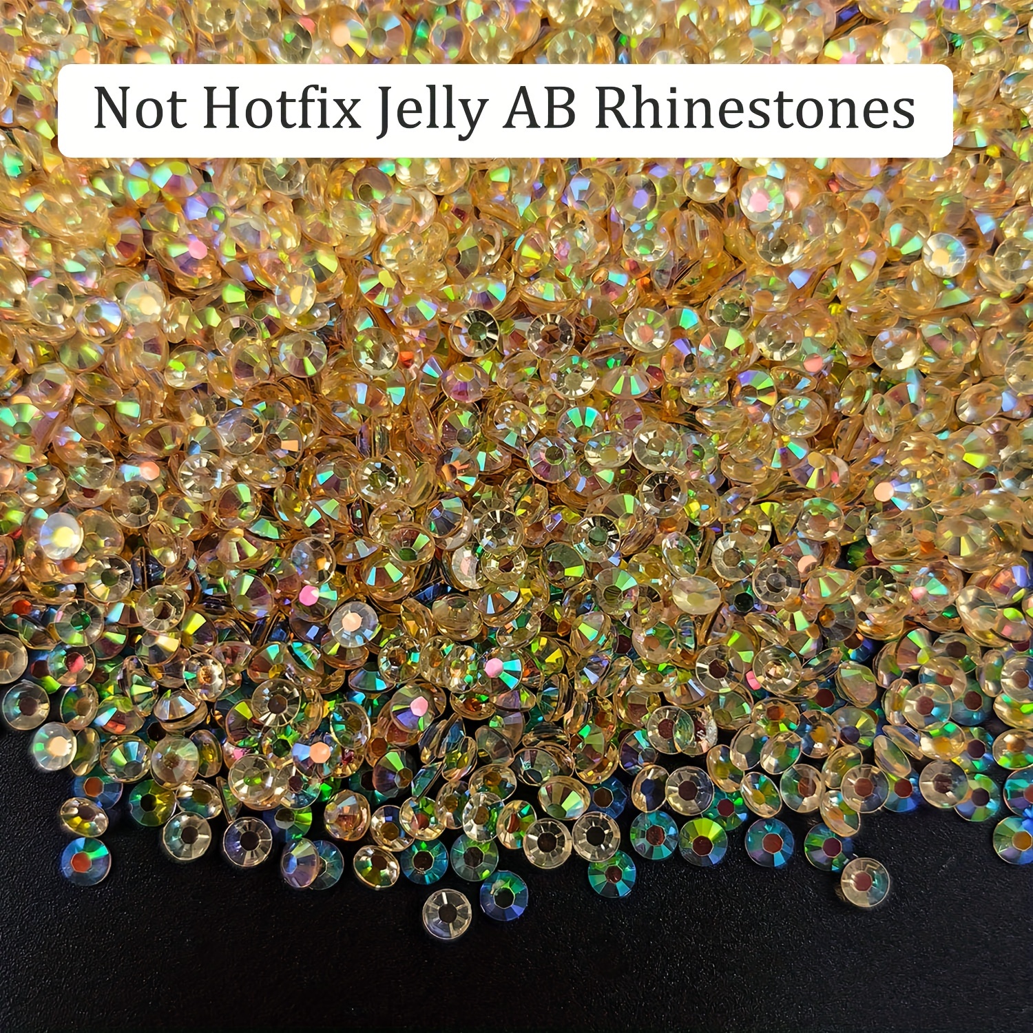 Transparent Brown Rhinestones Jellies 2mm - 6mm You pick Size