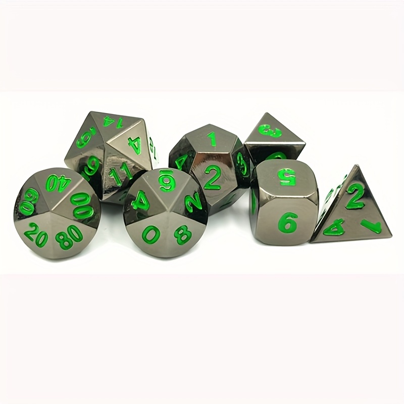 D d Role Playing Dice Set Dadi In Metallo 7pcs Set Dadi In - Temu Italy