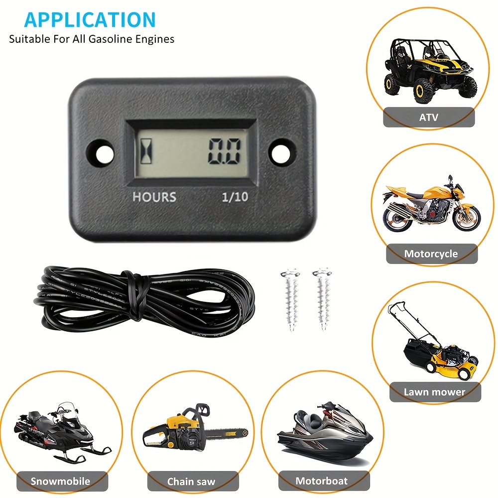 Universal Motorrad Kilometerzähler LCD Digital Tachometer Gauges