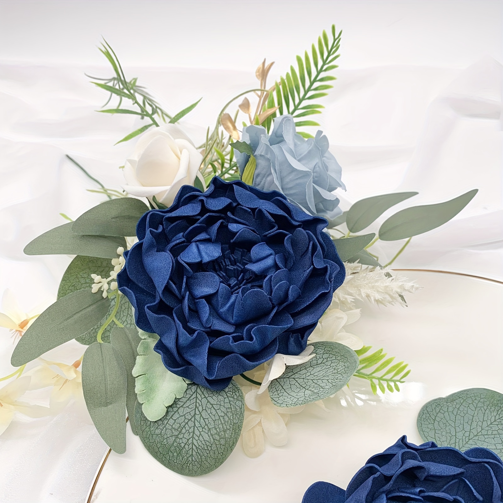 Set 2 Bouquet Artificiale Papaveri Artificiale/daisy X 14 44 cm
