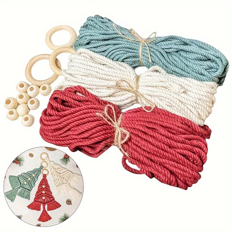 Christmas Tree Macrame Kit Diy Macrame Christmas Tree - Temu United Kingdom