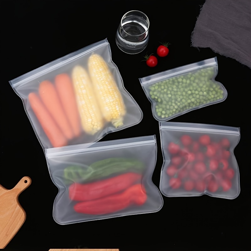 Kitchen Fruit And Vegetable Fresh-keeping Bags, Silicone Airtight Food  Storage Bags For Restaurants - Temu