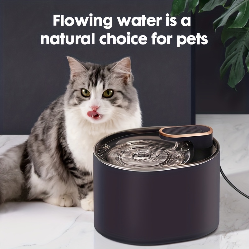 Dispensador De Agua De Fuente De Agua Para Mascotas Automático Inteligente  De 2L Para Suministros De Bebida Para Gatos Y Perros - Temu