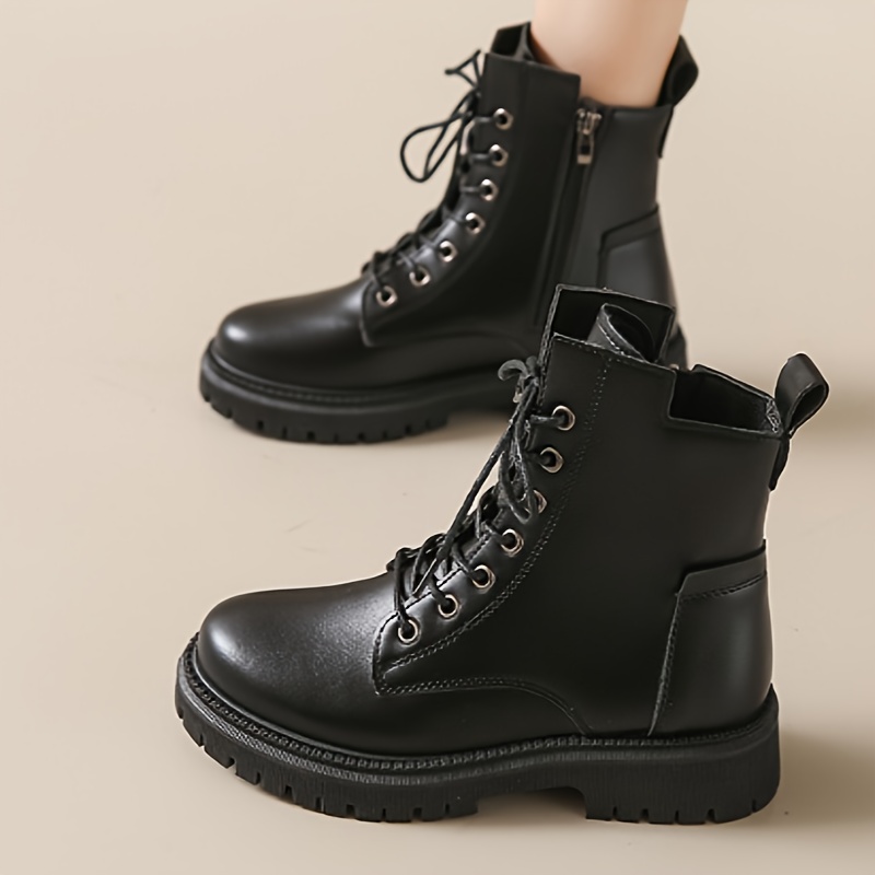 Sherpa lined shops combat boots