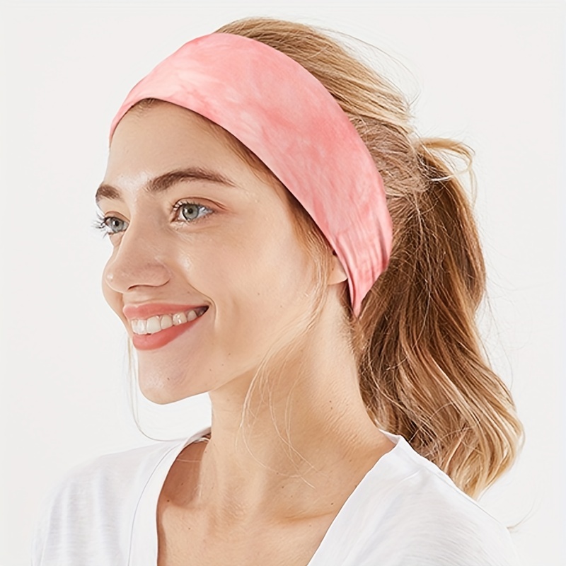 Tie Dye Wide Boho Headband for Women