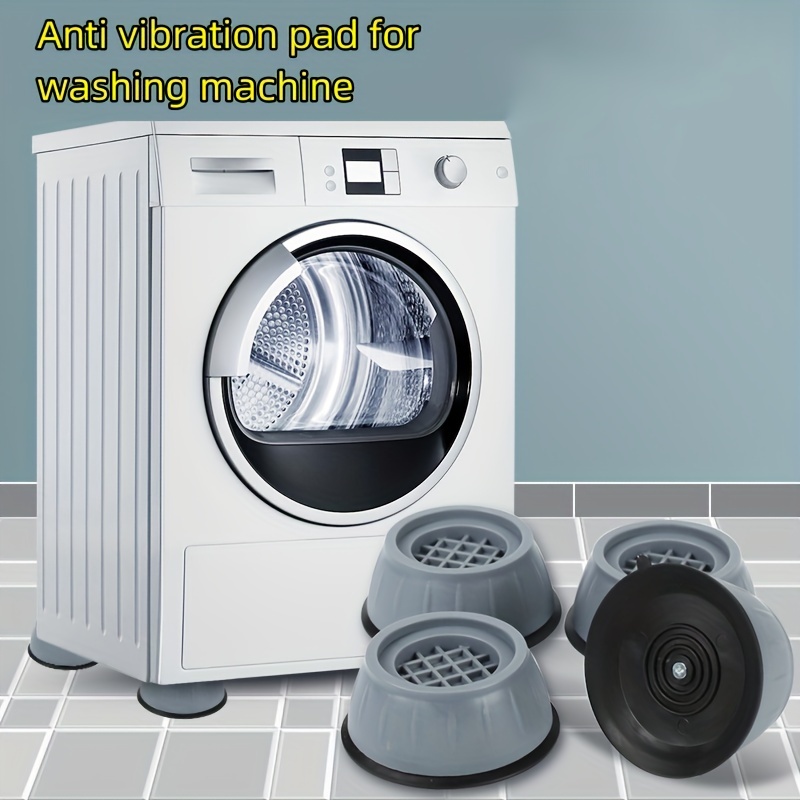  Soporte universal para lavadora con cancelación de golpes y  ruido, almohadillas antivibraciones universales para lavadora y secadora,  para reducir eficazmente el ruido y la vibración, para todas las : Salud y