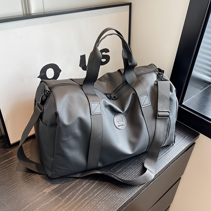 Large-capacity Top-Handle Bag Men Fashion Luxury Leather Shoulder Messenger  Bag Men Handbag Soft PU Travel Bag Sports Gym Bags