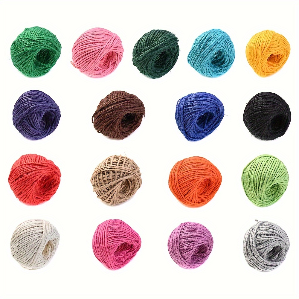 Wide Hemp Rope 17 Colors String Cord For Diy Jewelry Making - Temu