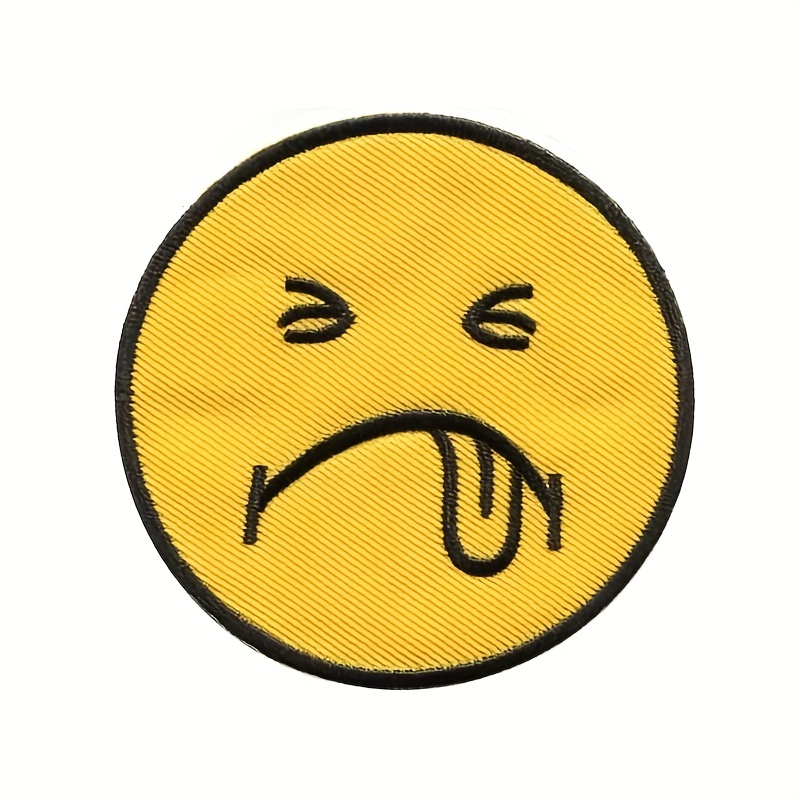 Punk Smiley Face Patch