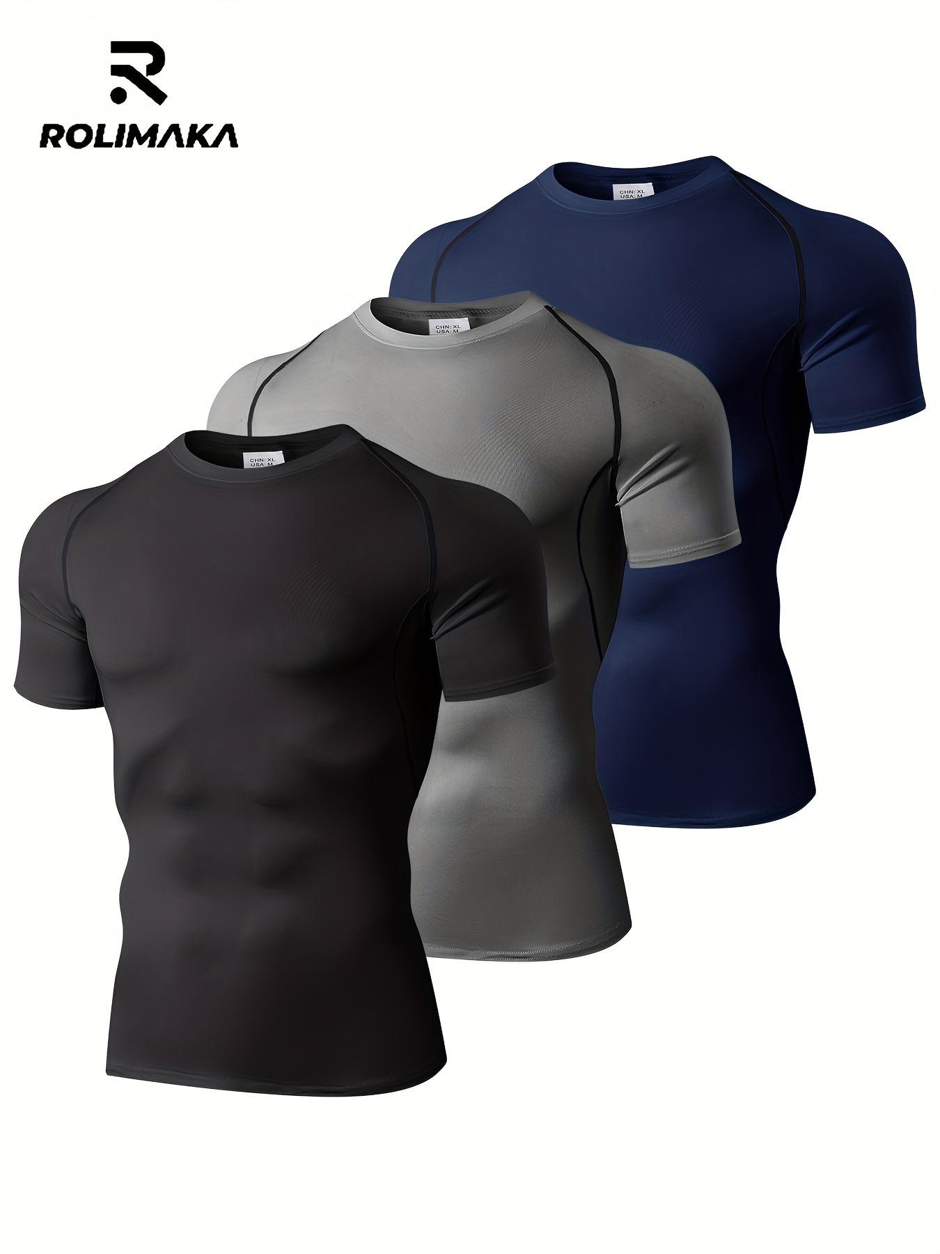 Hoplynn Compression Shirts Men Short/long Sleeve Baselayer - Temu Canada