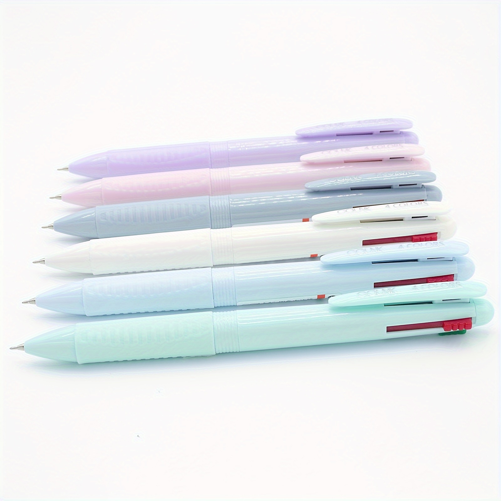 

6pcs Macaron Color Multicolor Ballpoint Pen 0.5mm