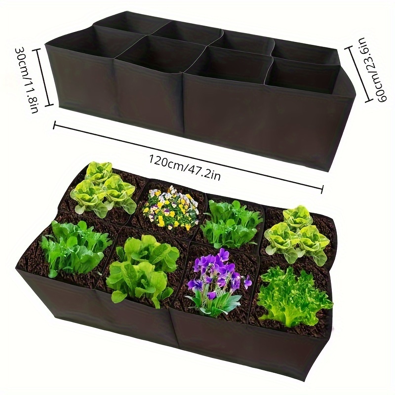 Felt Grow Bag Outdoor Vegetable Flower Planter Garden Pots