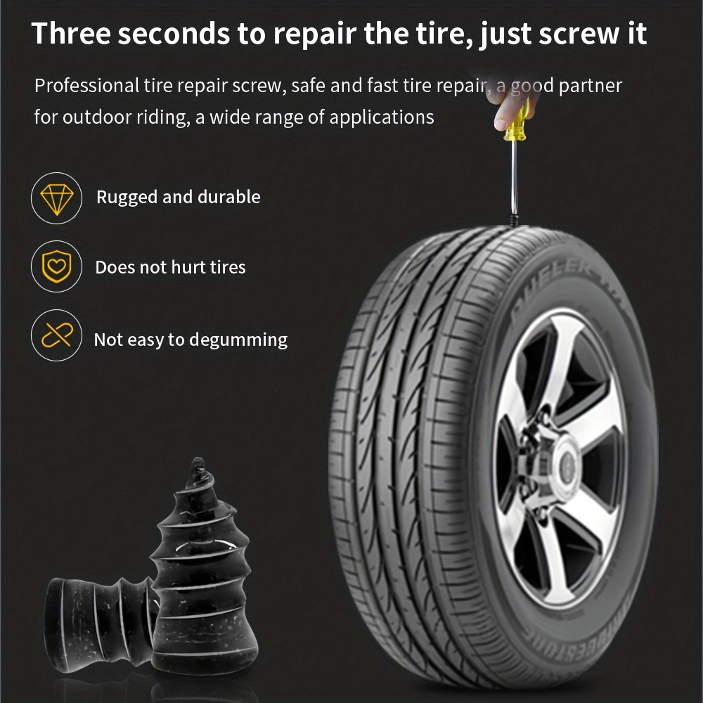 Réparation de pneus de voiture Caoutchouc Nail Set Vis de pneu