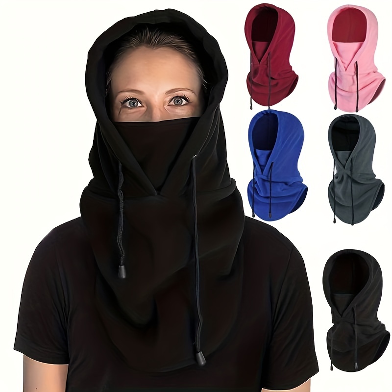 

Winter Balaclava Hood Ski Mask For Women, Thermal Face Cover Hat Scarf For Cold Weather