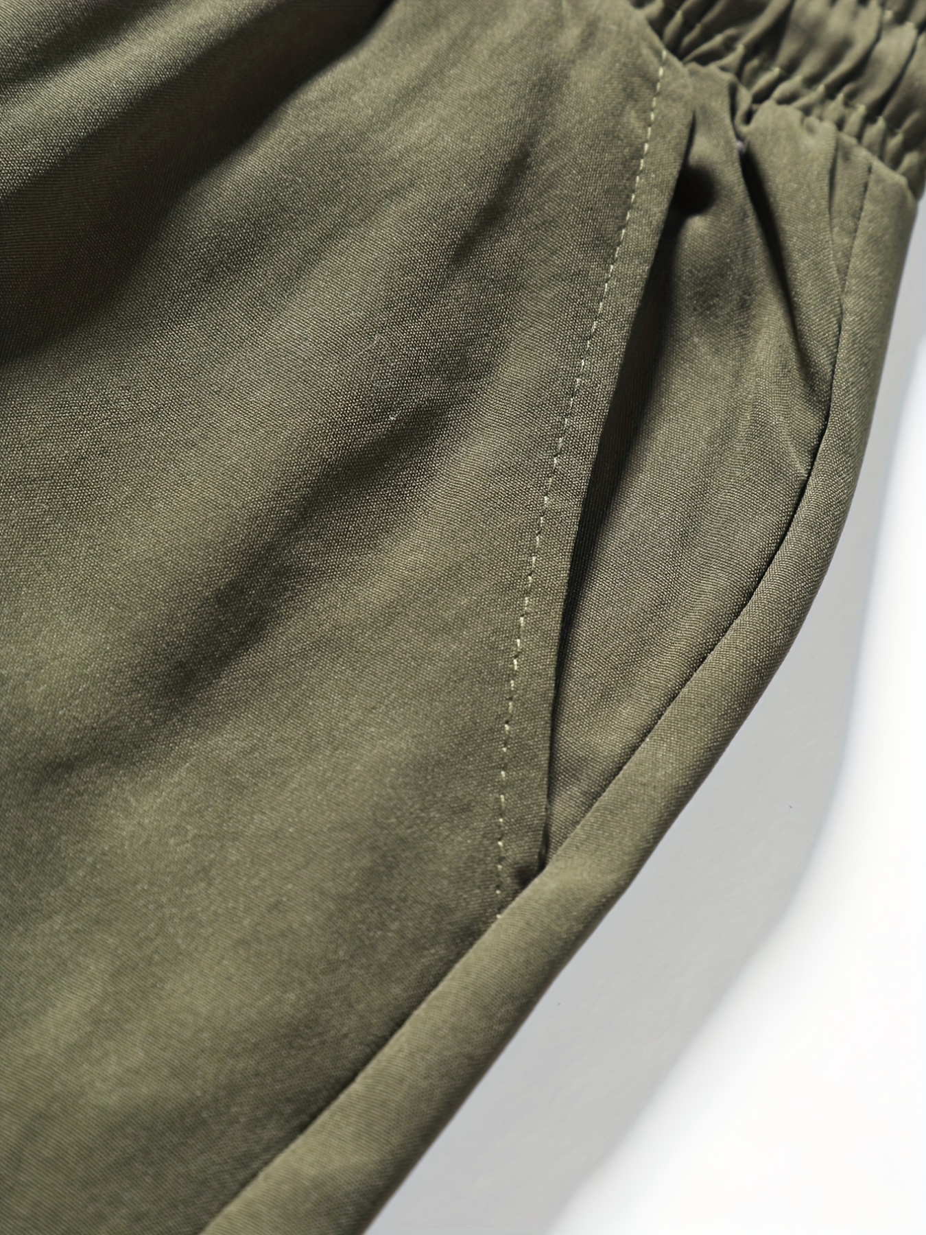 Pantalones Cargo Bolsillo Solapa Cordón Hombre Pantalones - Temu