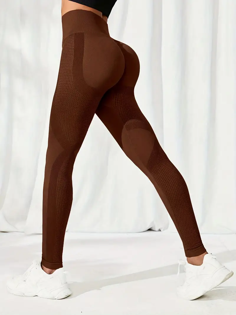 High-Waisted Lace Seamless Leggings