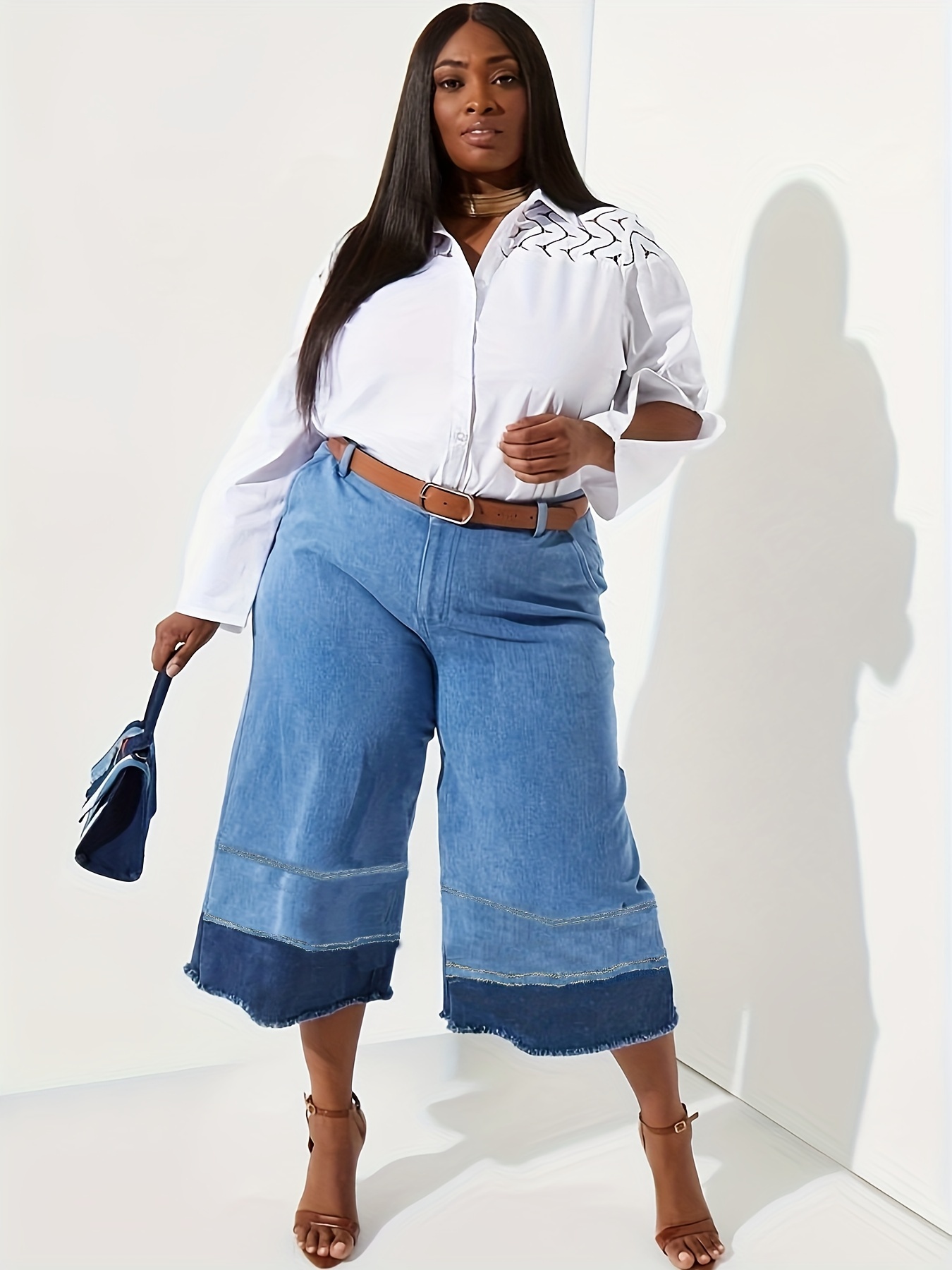 Jeans elásticos mujer tallas grandes - Pantalones, Faldas