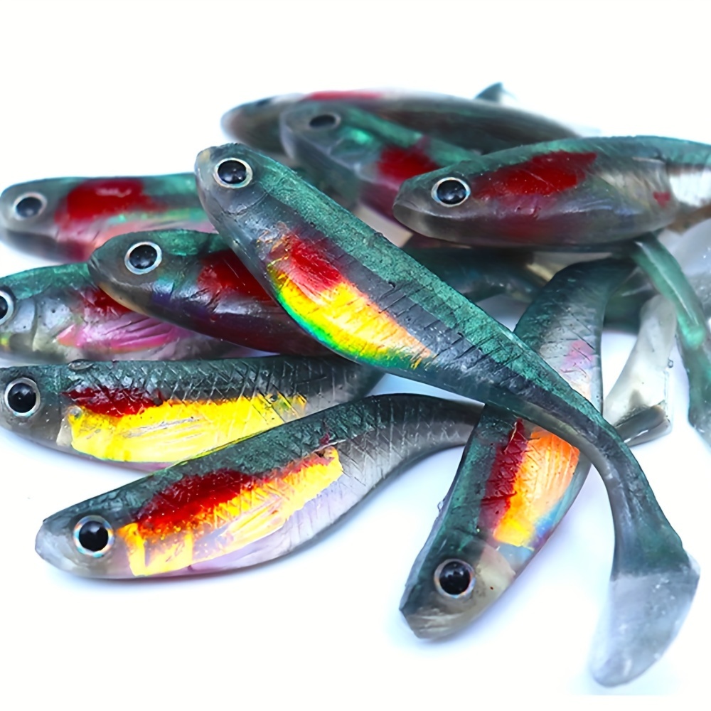 5pcs Fishing Lures Fake Bait,soft Bionic Fishing Lure Saltwater & Freshwater